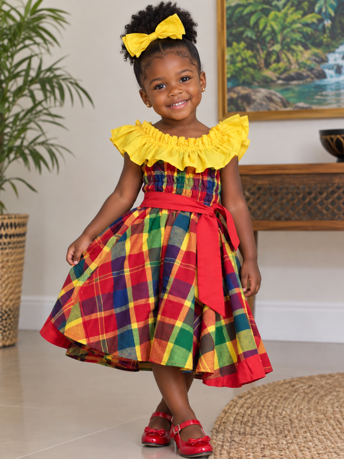 creole dress for kids